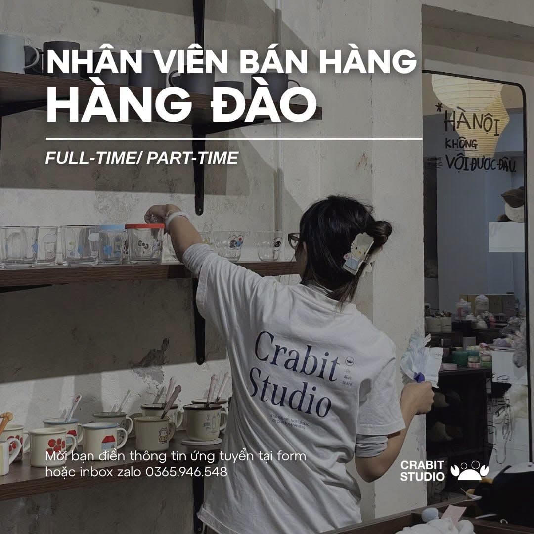 Poster tuyển dụng cơ sở HÀNG ĐÀO