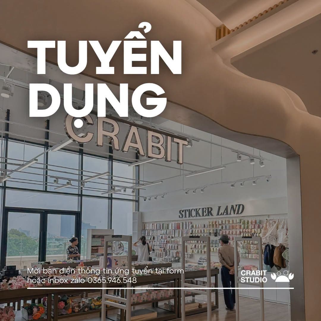Poster tuyển dụng cơ sở LOTTE MALL