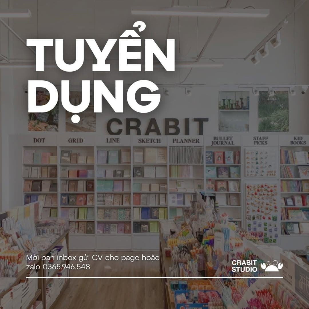 Poster tuyển dụng cơ sở TP. HCM